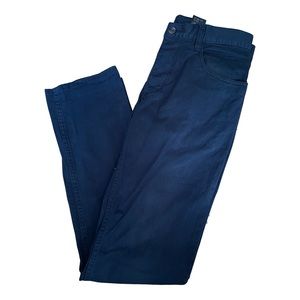 H&M Navy Blue Slim Fit Chinos 32